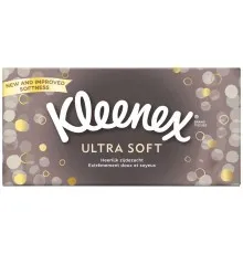Серветки косметичні Kleenex Ultra Soft 3 шари в коробці 72 шт. (5029053565743)