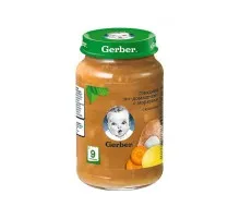 Дитяче пюре Gerber Яловичина по-домашньому з морквою, 190 г (7613036460965)