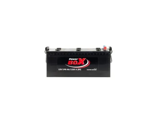 Акумулятор автомобільний PowerBox 190 Аh/12V А1 Euro (SLF190-00)