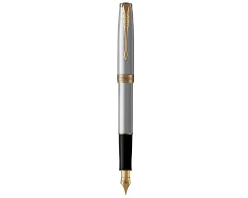 Ручка піряна Parker P РП Sonnet F32G Тартан срібло+позолота (F32G)