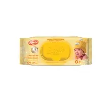 Дитячі вологі серветки Smile baby з екстрактом ромашки, алое і вітамінним комплексом з клапаном 60 шт (4823071655049)