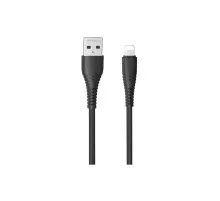 Дата кабель USB 2.0 AM to Lightning PD-B85a Black Proda (PD-B85i-BK)