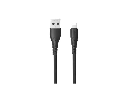 Дата кабель USB 2.0 AM to Lightning PD-B85a Black Proda (PD-B85i-BK)
