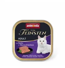Паштет для котів Animonda Vom Feinsten Adult with Chicken + Seafood 100 г (4017721833066)