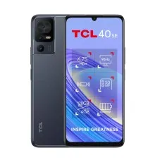 Мобильный телефон TCL 40 SE (T610K2) 6/256GB Dark Grey (T610K2-2ALCPB12)