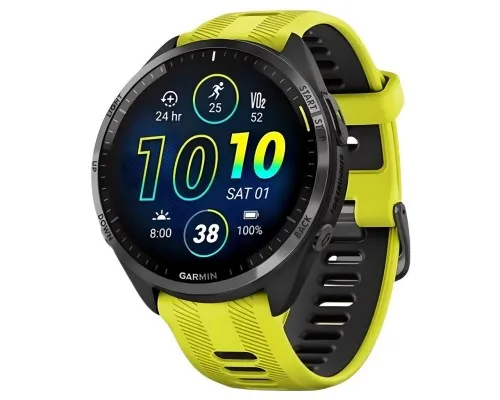 Смарт-годинник Garmin Forerunner 965, Amp Yellow, GPS (010-02809-12)