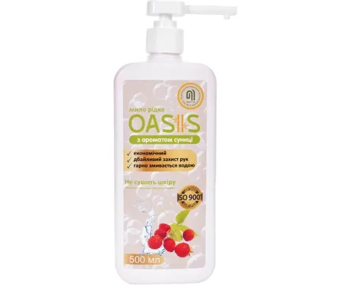 Жидкое мыло Nata Group Oasis С ароматом земляники 500 мл (4823112601073)