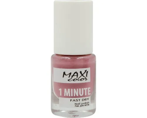 Лак для нігтів Maxi Color 1 Minute Fast Dry 043 (4823082004522)