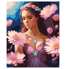 Картина по номерам Santi Цветочная фея 40х50 см (954741)