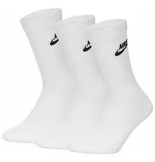 Шкарпетки Nike U NK NSW EVERYDAY ESSENTIAL CR 3PR DX5025-100 42-46 3 пари Білі (196148785708)