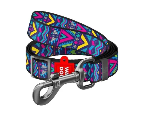 Повідок для собак WAUDOG Nylon "Інді" регульований S (5343)