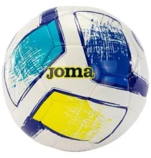 М'яч футбольний Joma Dali II білий, синій, жовтий Уні 4 400649.216 (8445757552204)