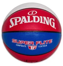 М'яч баскетбольний Spalding Super Flite червоний, білий, синій Уні 7 76928Z (689344406022)