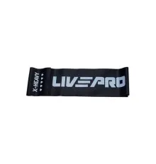 Еспандер LivePro Fitness Band X-Heavy LP8415-XH чорний Уні 200х15см (11,3кг) (6951376153699)