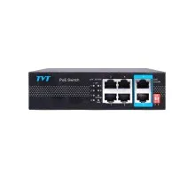 Комутатор мережевий TVT DIGITAL TD-B2204S1-PEU