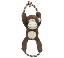 Іграшка для собак Trixie Мавпа зі звуком 40 см коричнева (4011905347202)