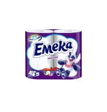 Туалетная бумага Emeka Paradise 3 слоя 4 рулона (3800024026508)