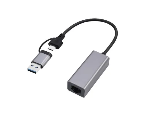 Адаптер USB-A /C to Lan 2.5 Gbit/s Cablexpert (A-USB3AC-LAN2G-01)