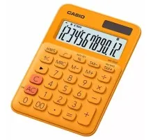 Калькулятор Casio MS-20UC-RG-W-EC, помаранчевий (CALC-CAS-MS-20UC-RG)