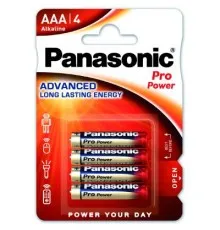 Батарейка Panasonic AAA LR03 Pro Power * 4 (LR03XEG/4BP)