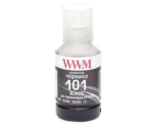 Чорнило WWM EPSON L4150/4160 140г Black Pigmented (E101BP)