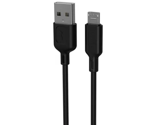 Дата кабель USB 2.0 AM to Micro 5P 1.2m Fast T-M829 T-Phox (T-M829 Black)