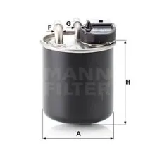 Фільтр паливний Mann WK820/16