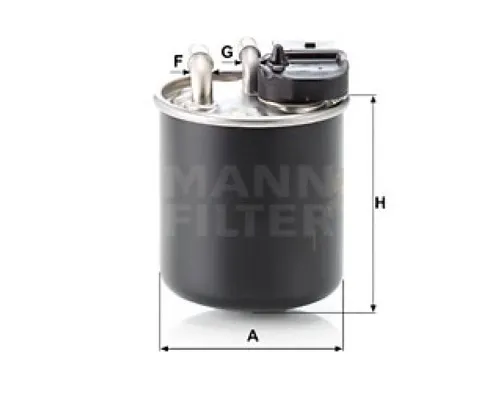 Фільтр паливний Mann WK820/16