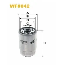 Фільтр паливний Wixfiltron WF8042