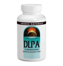 Вітамін Source Naturals DLPA (фенілаланін) 750мг, 60 таблеток (SNS-00165)