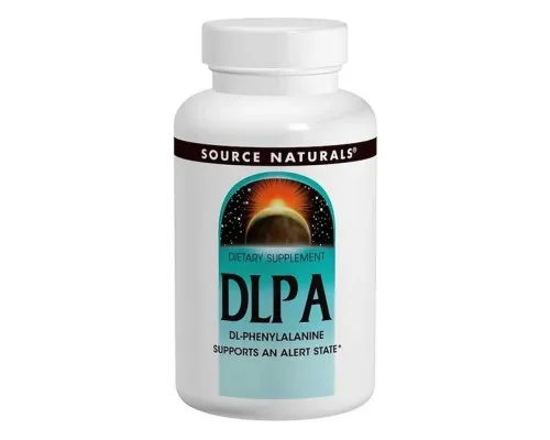 Витамин Source Naturals DLPA (фенилаланин) 750мг, 60 таблеток (SNS-00165)