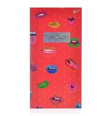 Блокнот Yes 100 * 200мм 96 л "Turnowsky.Pattern lips" клітина (151443)