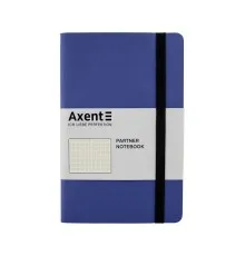 Книга записна Axent Partner Soft 125х195 мм в точку 96 аркушів Темно-синя (8312-02-A)
