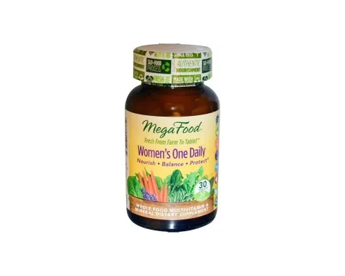Мультивітамін MegaFood Мультивітаміни для жінок Women's One Daily MegaFood 30 табле (MGF10103)