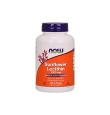 Аминокислота Now Foods Подсолнуховый Лецитин 1200мг, 100 желатиновых капсул (NF2311)