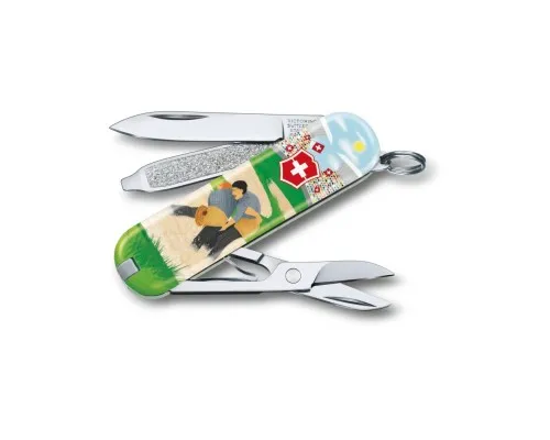 Нож Victorinox Classic Limited Edition Swiss Wrestling (0.6223.L2009)