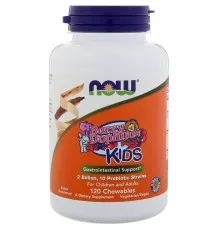Пробіотики Now Foods Дофілус Пробіотики для Дітей, Berry Dophilus, 120 жувальних (NOW-02949)