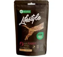 Ласощі для котів Nature's Protection Lifestyle Snack For Cats Soft Rabbit Strips 75 г (SNK46153)