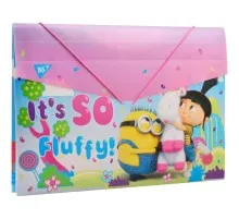 Папка на резинках Yes А4 Minions Fluffy (491684)