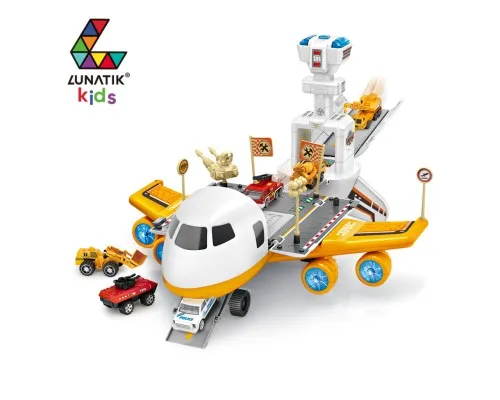 Ігровий набір Lunatik Літак трансформер Інженер (LNK-FLE5674)
