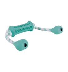 Іграшка для собак Trixie Denta Fun Циліндр на мотузці 9х37 см (4011905337715)