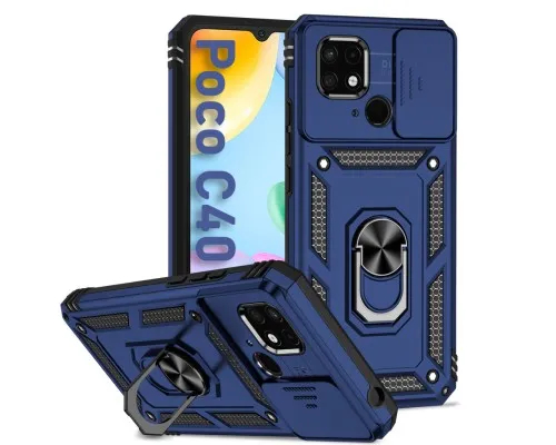 Чехол для мобильного телефона BeCover Military Poco C40 Blue (708203)