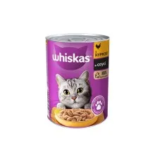 Консерви для котів Whiskas з куркою в соусі 400 г (5900951305436)