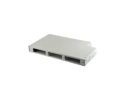 Патч-панель оптична 1U, універсальна, сплайс касети S336 Crosver (FOB 19/1-336/36-1-24 (V2))