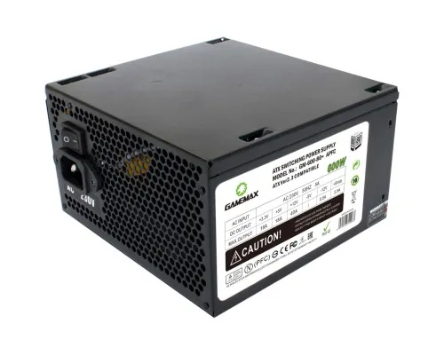 Блок питания Gamemax GM-600 80+ APFC Black