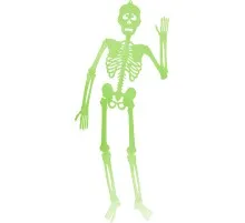 Украшение декоративное YES! Fun Хэллоуин "Скелет" 90 см, светящийся во тьме (974353)