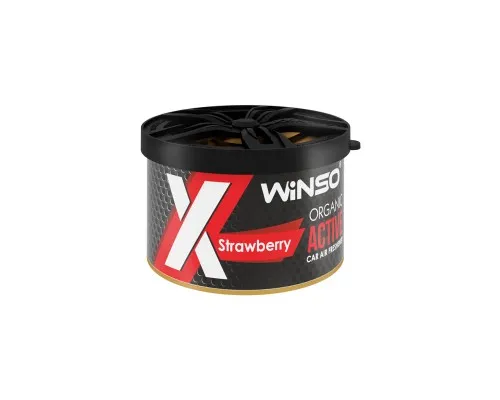 Ароматизатор для автомобіля WINSO Organic X Active Strawberry (533720)