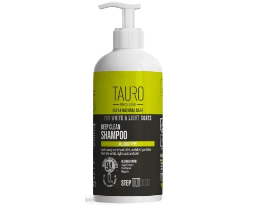 Шампунь для тварин Tauro Pro Line Ultra Natural Care для білого, світлого забарвлення 1000 мл (TPL63616)
