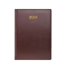 Еженедельник Brunnen датированный 2024 Стандарт Soft A5 168 листов Бордовый (73-795 36 294)