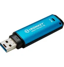 USB флеш накопичувач Kingston 16GB IronKey Vault Privacy 50 Blue USB 3.2 (IKVP50/16GB)